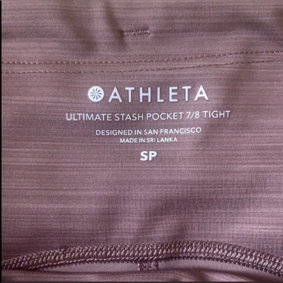 Athleta Ultimate Stash Pocket Space Dye 7/8 Tight - Picture 4 of 8